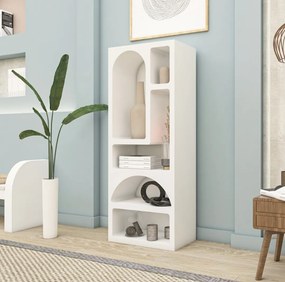 Βιβλιοθήκη Λευκό RAROSIN 60x32x150