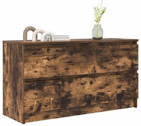 vidaXL Έπιπλο Τηλεόρασης Καπνιστή Δρυς 100x35x54 εκ. Επεξεργ. Ξύλο