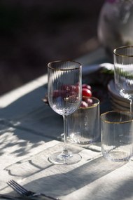 Wine Glass Set (4 Pieces) Adore 410 Gold
Transparent