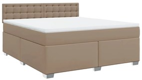 ΚΡΕΒΑΤΙ BOXSPRING ΜΕ ΣΤΡΩΜΑ ΚΑΠΟΥΤΣΙΝΟ 180X200 ΕΚ. ΣΥΝΘ. ΔΕΡΜΑ 3286135