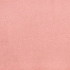 vidaXL Στρώμα με Pocket Springs Ροζ 90 x 200 x 20 εκ. Βελούδινο