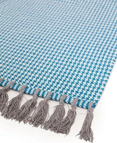 Χαλί Houndstooth Caribbean Sea-130 x 190 εκ.