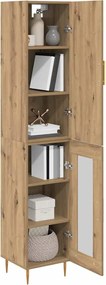 vidaXL Highboard 2 pcs Artisan Oak 34,5 x 34 x 180 εκ.