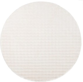 vidaXL Χαλιά χώρου Γύρος SIROLO Κρεμ Ø 160 CM Πολυεστέρας