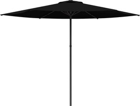 vidaXL Ομπρέλα Κήπου 300 x 300 cm Πολυεστέρας Ορθογώνιος Μαύρο