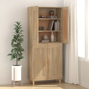 vidaXL Ντουλάπι Sonoma Δρυς 69,5 x 34 x 90 εκ. από Επεξεργασμένο Ξύλο