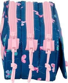 Κασετίνα BlackFit8 Mariposas Πολύχρωμο 21,5 x 10 x 8 cm