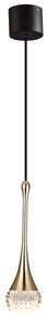 Φωτιστικό Οροφής Star Light 4268500 6,5x150cm Led 350Lm 4W 3000K Black-Gold Viokef Αλουμίνιο,Ακρυλικό