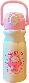 Παιδικό παγούρι-θερμός - 550ml - 413425 - Pink