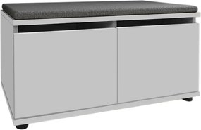 Παπουτσοθήκη Twain Megapap 8 ζευγών χρώμα λευκό 80x35x42εκ.