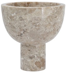 Artekko Marble Μπεζ Μαρμάρινο Μπολ (15x15x15)cm Artekko 86456