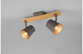 Πλαφονιέρα Φωτιστικό Οροφής 2xE14 25W IP20 Bell 801900267 Trio Lighting-801900267-Νίκελ Ματ 801900267