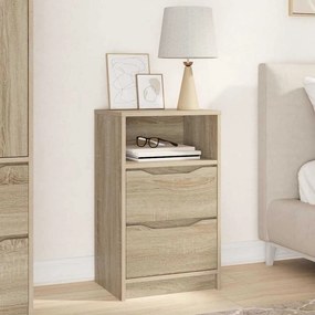 vidaXL Κομοδίνο Δρύς Sonoma 40 x 30 x 467 εκ Επεξεργασμένο ξύλο