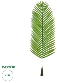 GloboStar® Artificial Garden ARECA PALM LEAF 20175 Τεχνητό Διακοσμητικό Φύλο Φοινικόδεντρου Αρέκα Π45 x Υ100cm