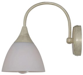 Φωτιστικό Τοίχου - Απλίκα 77-3245 1012-1W Kup Beige Homelighting Metal, Glass