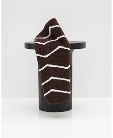 Micro Αντιολισθητικό Χαλάκι Μπάνιου Zig Zag 40x60cm Σοκολά