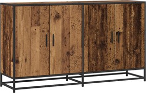 vidaXL Πλαϊνό γραφείο Παλαιωμένο ξύλο 134 x 35 x 76 εκ.