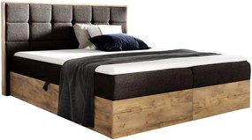 Επενδυμένο κρεβάτι Wood 1-180 x 200-Mauro