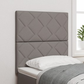 vidaXL LED Κεφαλάρι με Διαμαντένια Τετράγωνα Σχέδιο Ταπέ Αμμουδιά 80 εκ. Ύφασμα