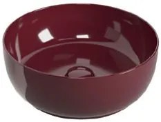 Scarabeo Glam Eπικαθήμενος Νιπτήρας Πορσελάνης Φ39 Cherry Glossy