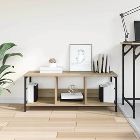 vidaXL Ράφι Βιβλίων Δρύς Sonoma 102 x 32 x 40,5 εκ. Επεξεργασμένο ξύλο