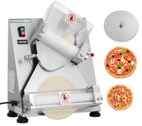 VEVOR 14 Inch Pizza Dough Roller Sheeter Automatic Commercial Dough Press 370W