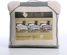 Κουβερτοπάπλωμα King Size (240x260) Silk Fashion Plush Cream