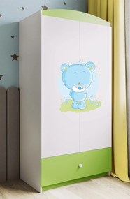 Ντουλάπα Babydreams Cartoon-Prasino-Teddy Bear