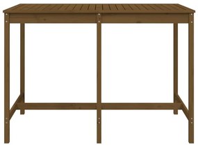 Τραπέζι Κήπου Μελί 159,5x82,5x110 εκ. από Μασίφ Ξύλο Πεύκου - Καφέ