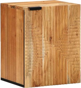 vidaXL Κρεμαστό Ντουλάπι Μπάνιου Καφέ 38 x 33 x 48 εκ