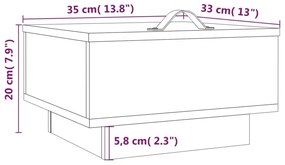 Κουτιά Αποθήκευσης με Καπάκια 3 τεμ. από Μασίφ Ξύλο Πεύκου - Καφέ