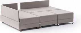 Corner Sofa-Bed Fly Left - Cream Cream