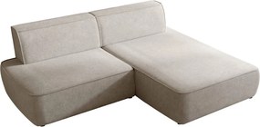 Γωνιακός Καναπές Zuno-Δεξιά-Μπεζ