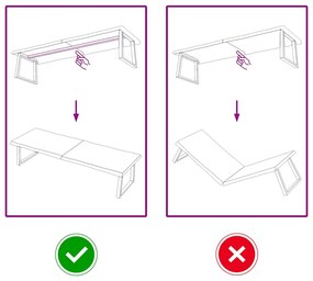 vidaXL Επιφ Τραπεζιού Αν Καφέ 180x50x(2-6)εκ.Ακατέργ. Μασίφ Ξύλο Δρυός