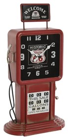 Bordklokke Home ESPRIT Κόκκινο Vintage gasolinera