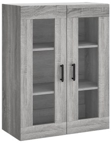 VidaXL Ντουλάπι Γκρι Sonoma 69,5 x 34 x 180 εκ. Επεξεργασμένο Ξύλο