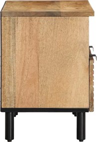 vidaXL Ντουλάπι τηλεόρασης καφέ 70x33x46 cm μασίφ ξύλο Mango