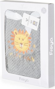 Baby blanket Freya grey