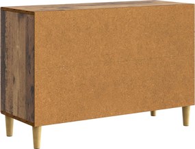 vidaXL Πλαϊνό γραφείο Παλαιωμένο ξύλο 89 x 34,5 x 60 εκ.