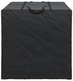 vidaXL Τσάντα Αποθήκευσης Υπαίθρου Μαύρο 80 x 80 x 60 εκ. Ύφασμα 210D