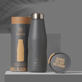 Μπουκάλι Θερμός 500ml Estia Save The Aegean Fjord Grey 01-8550