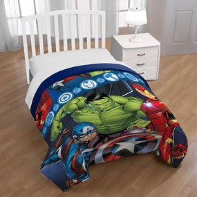 Πάπλωμα Παιδικό Marvel Avengers 47 Blue DimCol Μονό 160x240cm Microfiber