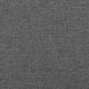 Πλαίσιο Κρεβατιού με Κεφαλάρι Σκούρο Γκρι 90x190 εκ Υφασμάτινο - Γκρι