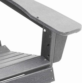 vidaXL Καρέκλα Κήπου 3 pcs Ανοιχτό γκρι Πολυαιθυλένιο
