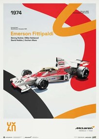 Εκτύπωση τέχνης McLaren Racing - M23 - 60th Anniversary - 1974, Automobilist