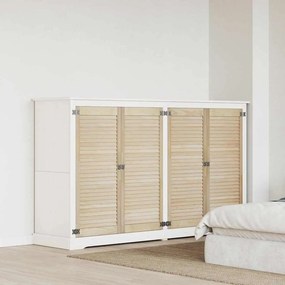 vidaXL Πόρτα Ντουλάπας με πόρτα 4 pcs Φυσικό 140.5 x 2.1 x 49.5 cm