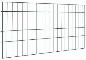 vidaXL Σετ φράχτη για λιμνούλες 5 pcs Πράσινο 100 x 50 cm Ατσάλι