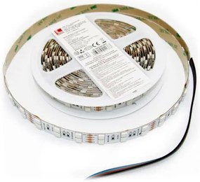 Adeleq Ταινία LED Λευκή Αυτοκόλλητη 5m 5050 24VDC 18W Και 84LED Ανά Μέτρο IP54 RGB 30-3402401801