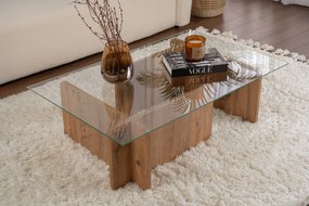 Τραπεζάκι Σαλονιού Πεύκο Atlantic FLAVIO 105x65x30