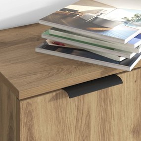 vidaXL Πλαϊνό γραφείο 3 τμχ. Artisan Oak 120 x 30 x 70 cm